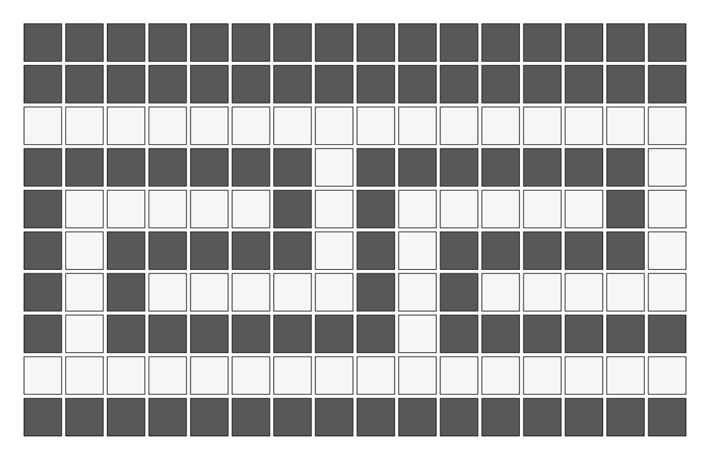 Ionic Greek key border in Arctic/Charcoal - 3/4" squares