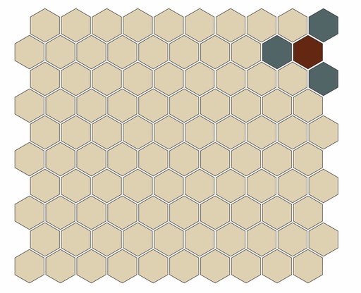 [SMPPXDF0] Extended Doric Key Field - 1" hex